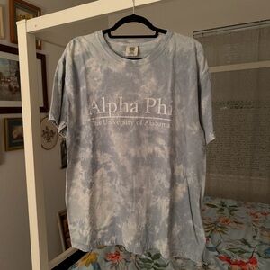 Alabama Alpha Phi Tie-Dye T-Shirt